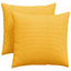 Sofapuder 2 pcs Lys Gul 45 x 45 cm Velourstof