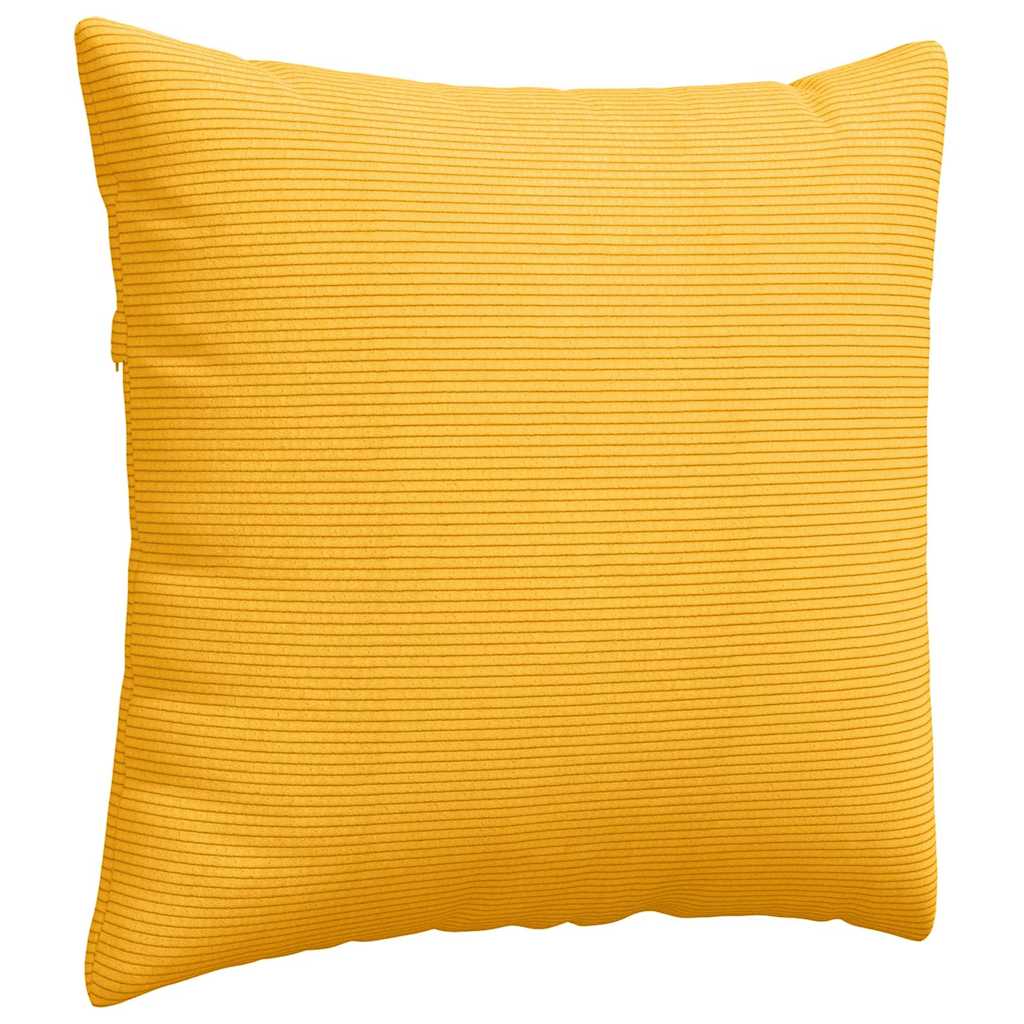 Sofapuder 2 pcs Lys Gul 45 x 45 cm Velourstof