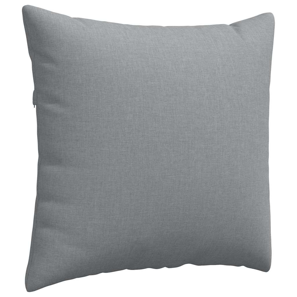 Sofapuder 2 pcs Lysegrå 50 x 50 cm Stof