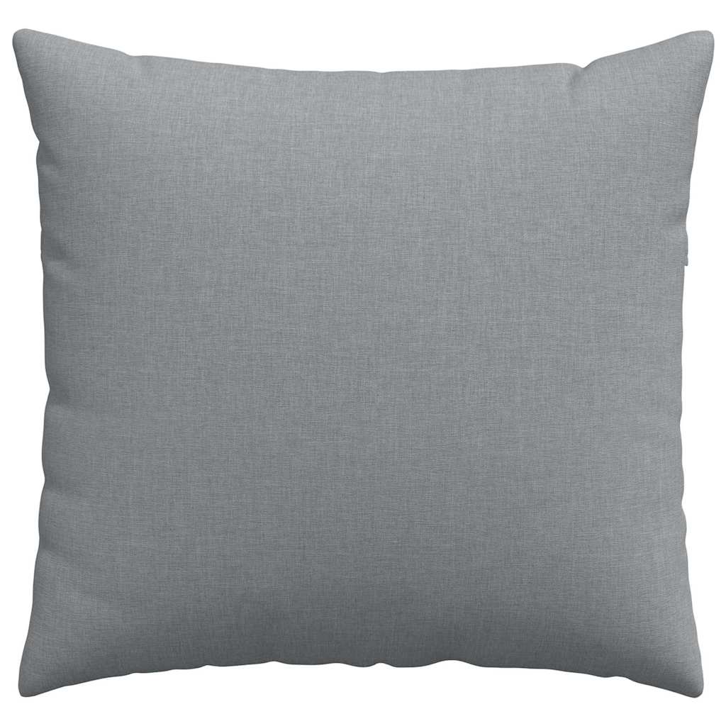 Sofapuder 2 pcs Lysegrå 50 x 50 cm Stof