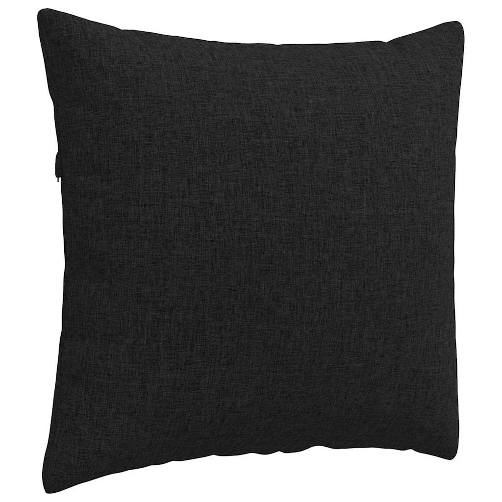Sofapuder 2 pcs Sort 50 x 50 cm Stof