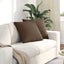 Sofapuder 2 pcs Brun 50 x 50 cm Stof