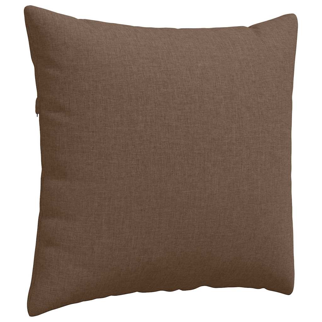 Sofapuder 2 pcs Brun 50 x 50 cm Stof