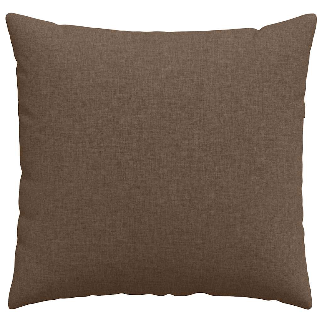 Sofapuder 2 pcs Brun 50 x 50 cm Stof