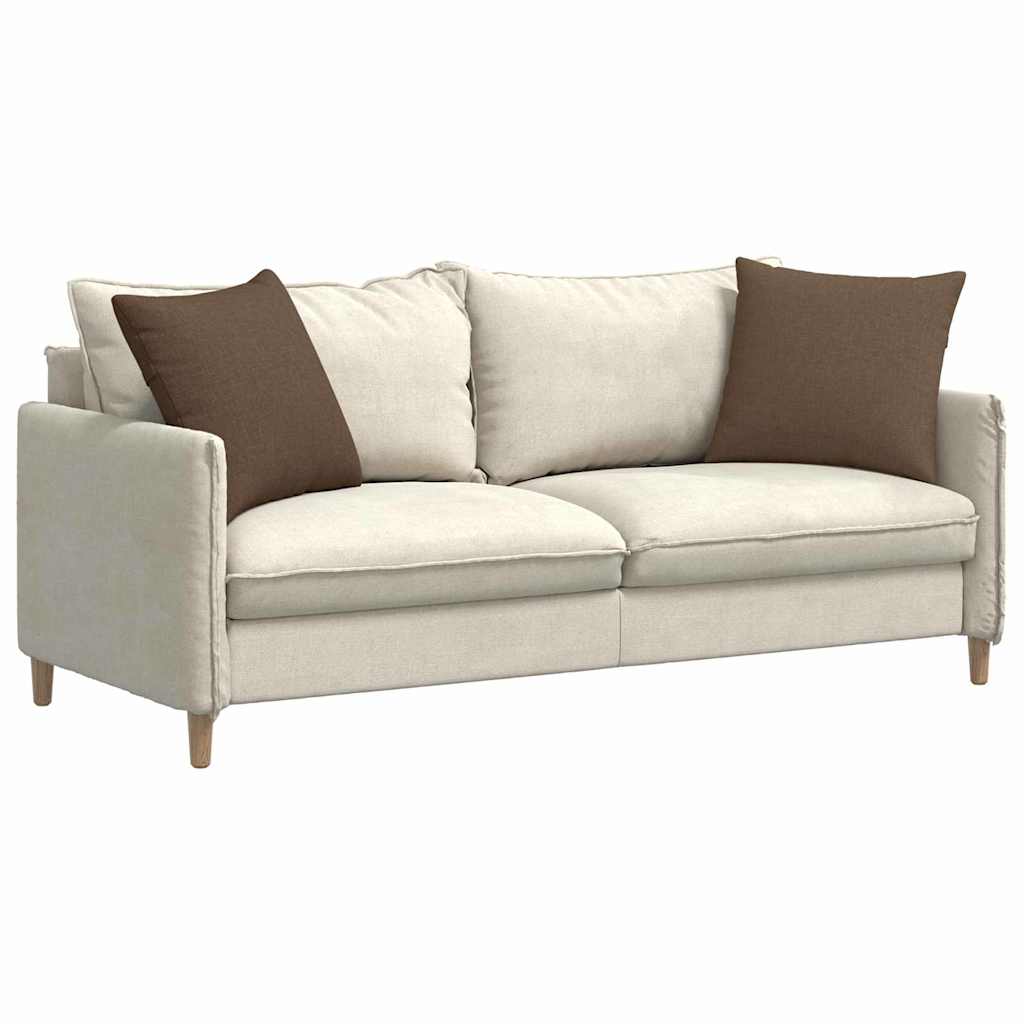 Sofapuder 2 pcs Brun 50 x 50 cm Stof