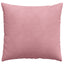 Sofapuder 2 pcs Lyserød 50 x 50 cm Velourstof