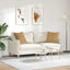 Sofapuder 2 pcs Brun 50 x 50 cm Velourstof