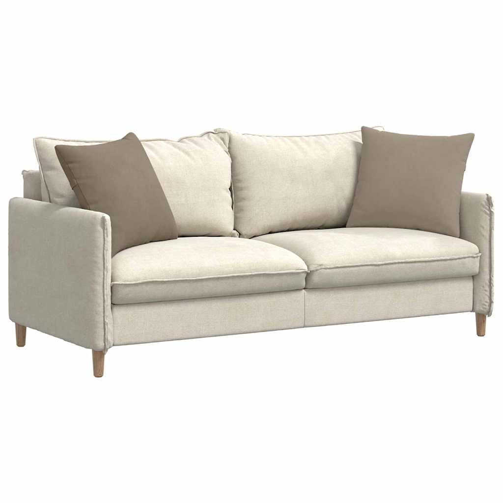 Sofapuder 2 pcs Gråbrun 50 x 50 cm Stof
