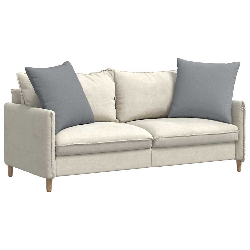 Sofapuder 2 pcs Lysegrå 60 x 60 cm Stof