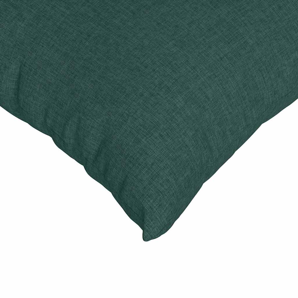 Sofapuder 2 pcs Mørkegrøn 60 x 60 cm Stof