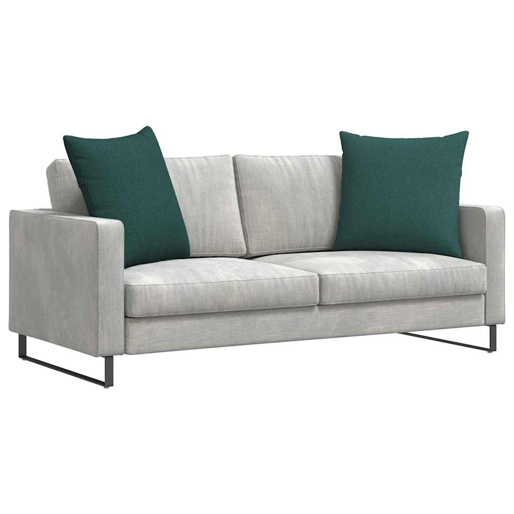 Sofapuder 2 pcs Mørkegrøn 60 x 60 cm Stof