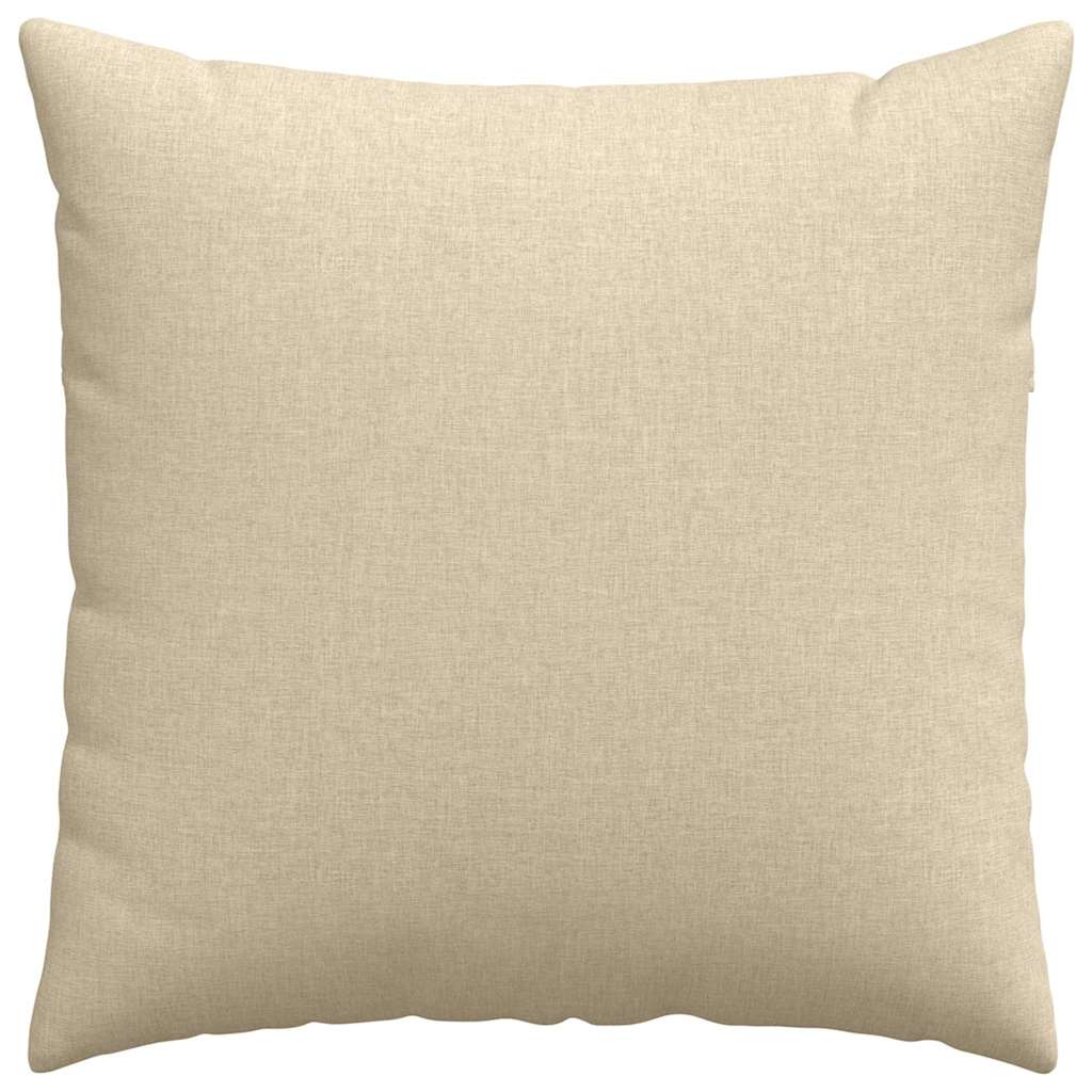 Sofapuder 2 pcs Creme 60 x 60 cm Stof