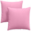Sofapuder 2 pcs Lyserød 60 x 60 cm Stof