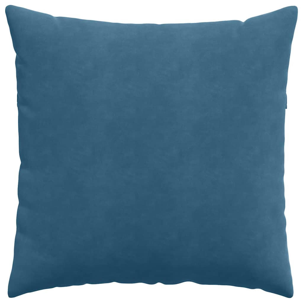 Sofapuder 2 pcs Blå 60 x 60 cm Velourstof