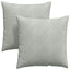Sofapuder 2 pcs Lysegrå 60 x 60 cm Velourstof