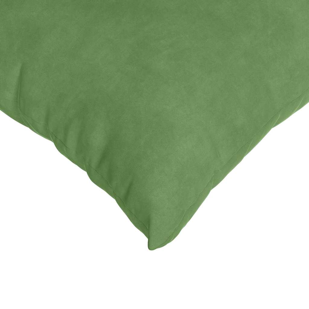 Sofapuder 2 pcs Lys grøn 60 x 60 cm Velourstof