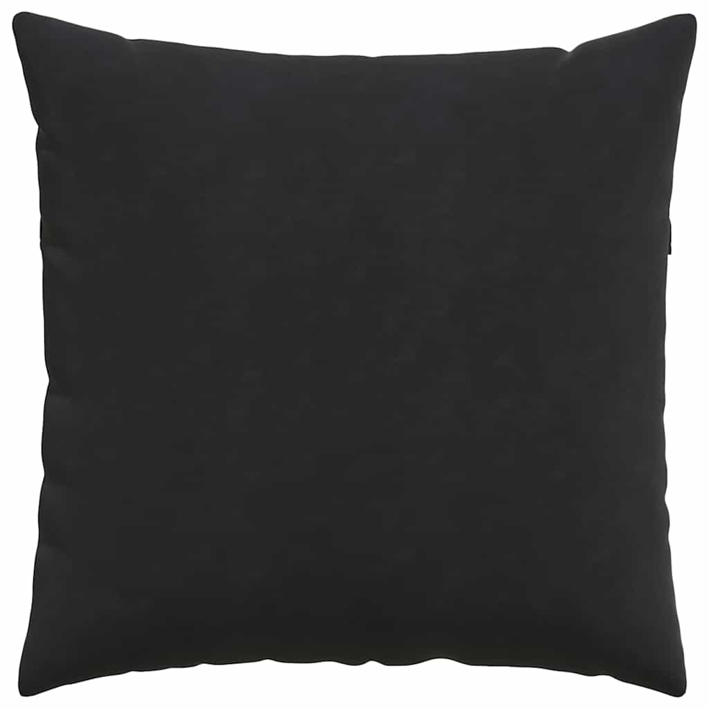 Sofapuder 2 pcs Sort 60 x 60 cm Velourstof