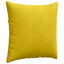 Sofapuder 2 pcs Gul 60 x 60 cm Velourstof