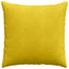 Sofapuder 2 pcs Gul 60 x 60 cm Velourstof