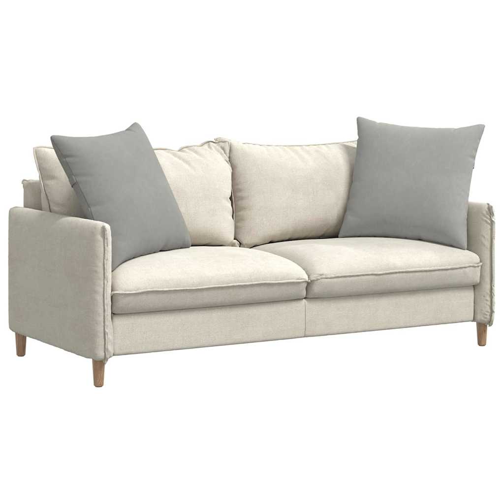 Sofapuder 2 pcs Lysegrå 60 x 60 cm Stof