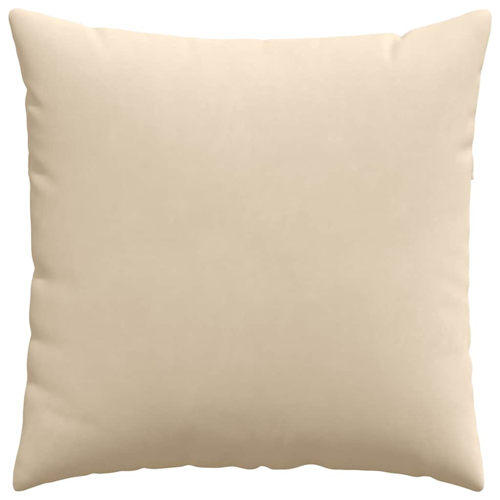 Sofapuder 2 pcs Creme 60 x 60 cm Stof