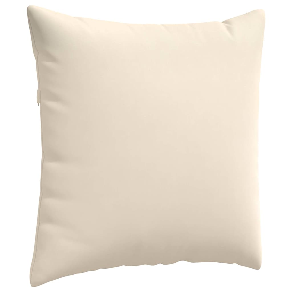 Sofapuder 2 pcs Beige 60 x 60 cm Stof