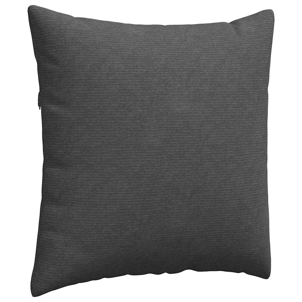 Sofapuder 2 pcs Mørkegrå 60 x 60 cm Velourstof