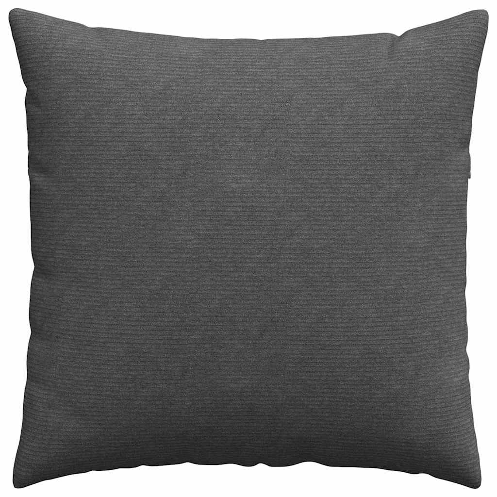 Sofapuder 2 pcs Mørkegrå 60 x 60 cm Velourstof