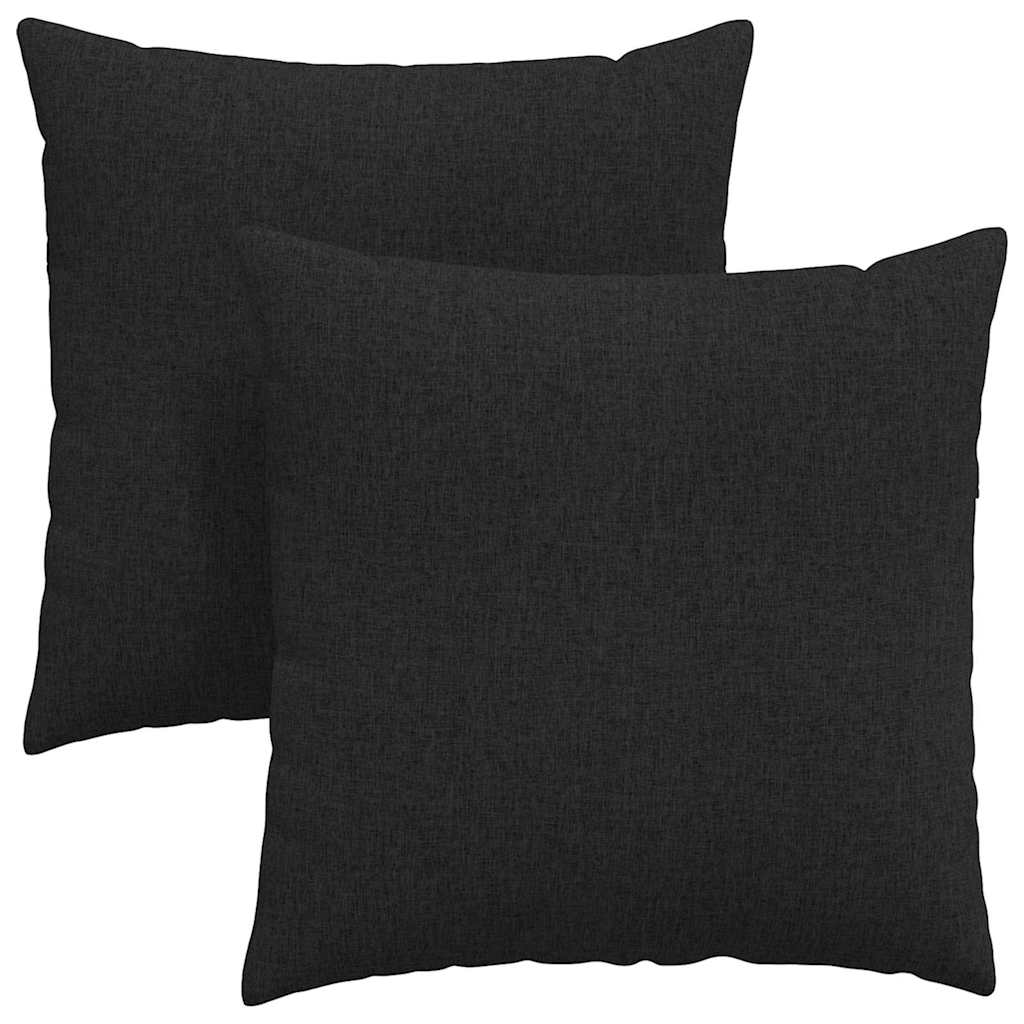 Sofapuder 2 pcs Sort 80 x 80 cm Stof