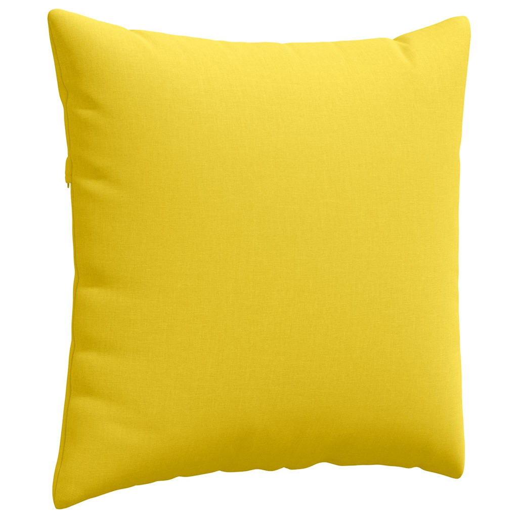 Sofapuder 2 pcs Lys Gul 80 x 80 cm Stof