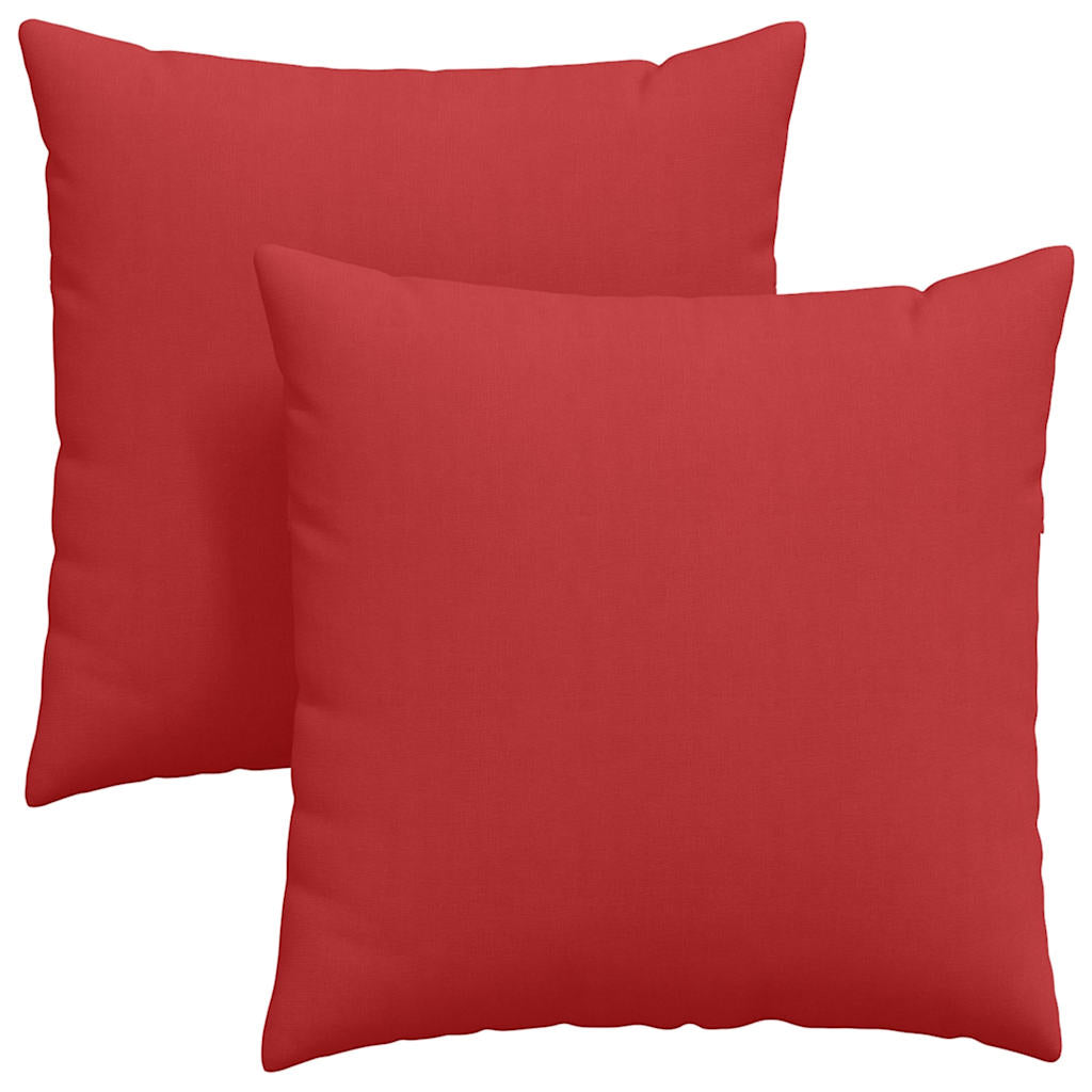 Sofapuder 2 pcs Rød 80 x 80 cm Stof