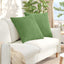 Sofapuder 2 pcs Lysegrøn 80 x 80 cm Velourstof