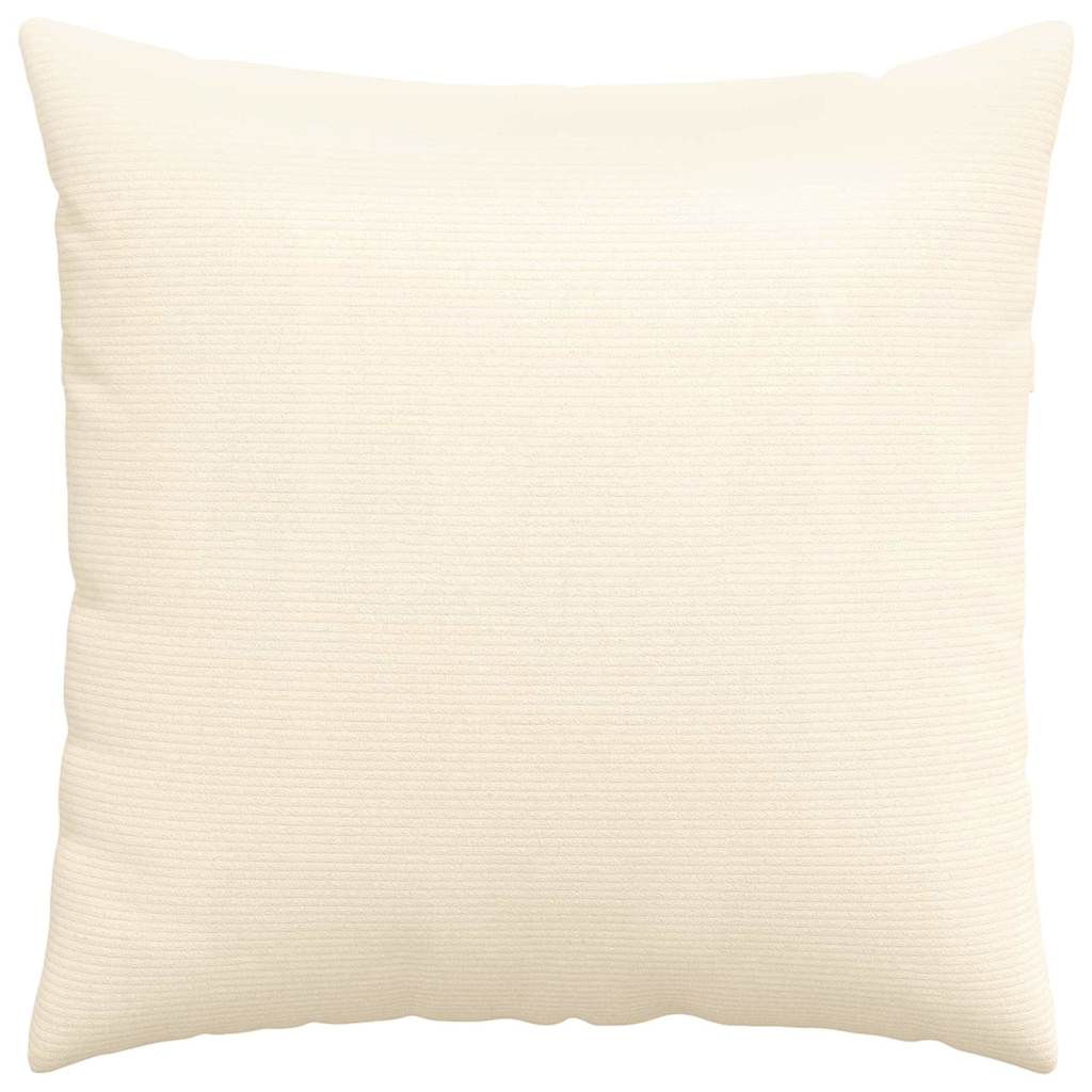 Sofapuder 2 pcs Creme 80 x 80 cm Velourstof