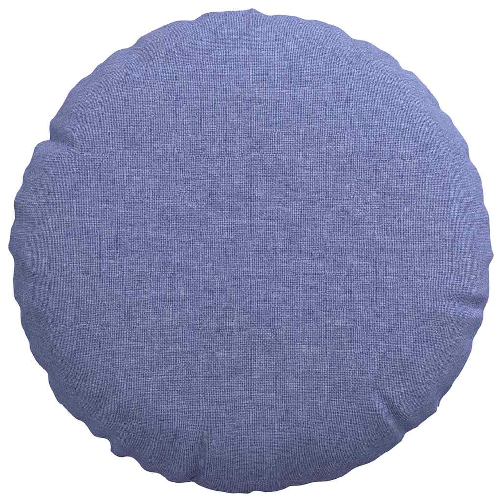 Sædepuder 2 pcs Jeans blå Ø30 x 13 cm Stof