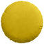 Sædepuder 2 pcs Gul Ø30 x 13 cm Fløjl