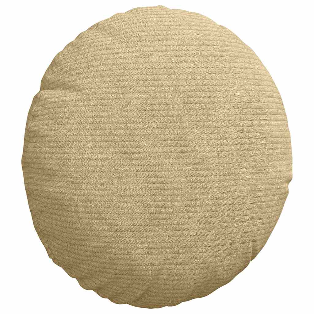 Sædepuder 2 pcs Grågrøn Ø30 x 13 cm Velourstof
