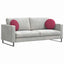 Sædepuder 2 pcs Vinrød Ø 40 x 13 cm Fløjl