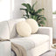 Sædepuder 2 pcs Creme Ø 40 cm Velourstof