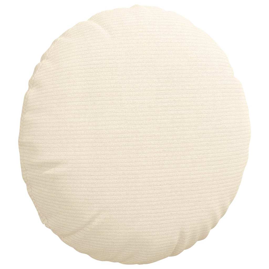 Sædepuder 2 pcs Creme Ø 40 cm Velourstof