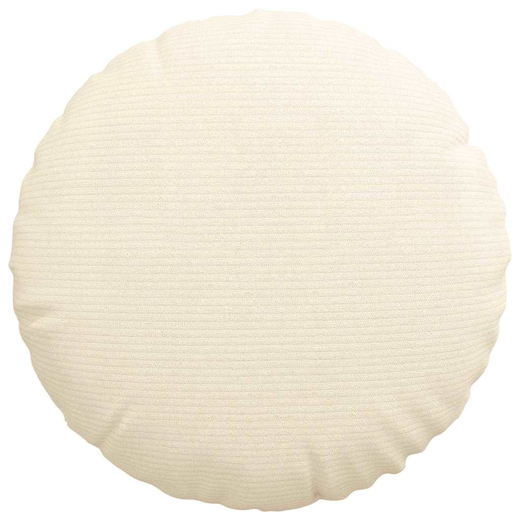 Sædepuder 2 pcs Creme Ø 40 cm Velourstof