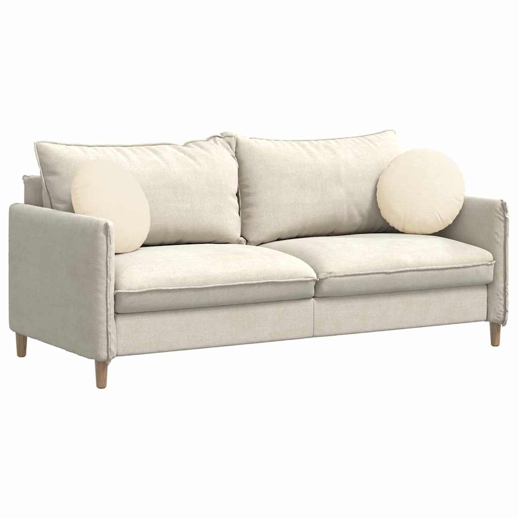 Sædepuder 2 pcs Creme Ø 40 cm Velourstof