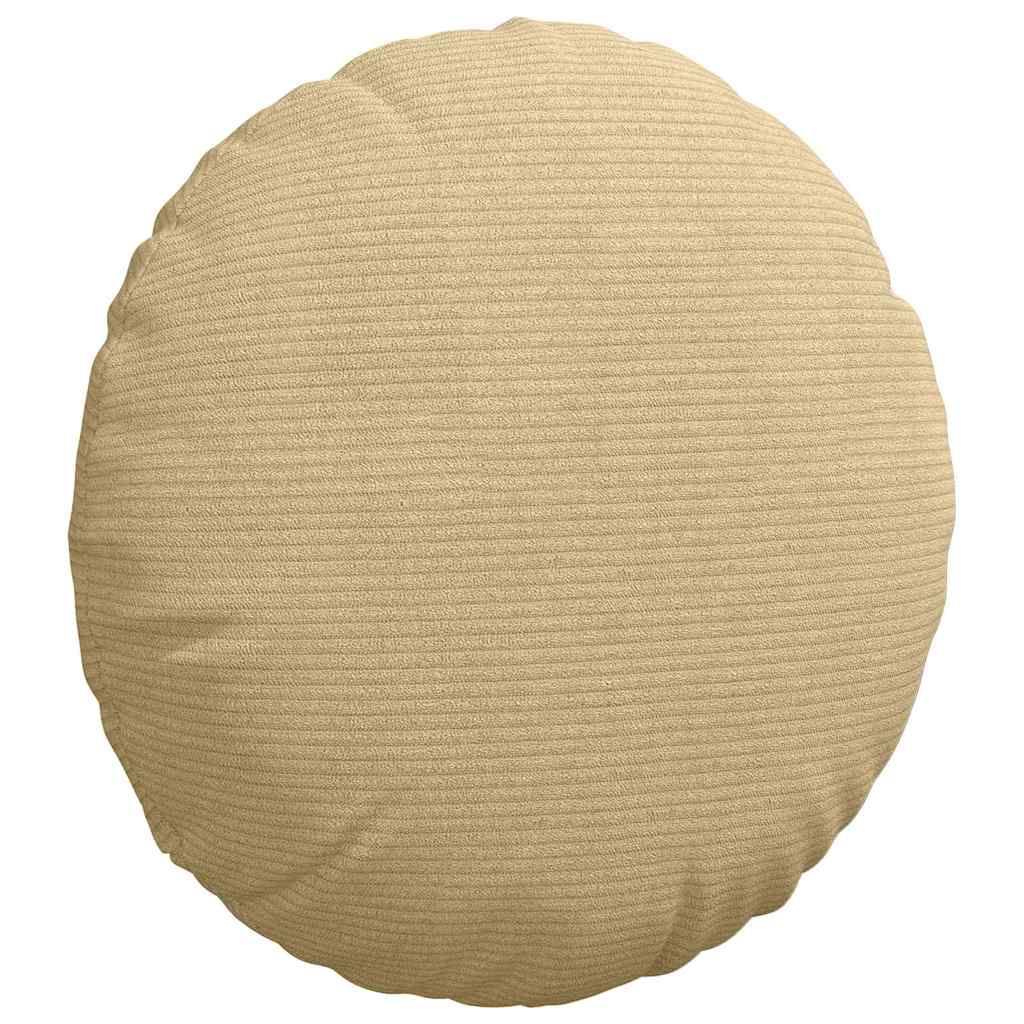 Sædepuder 2 pcs Grågrøn Ø 40 cm Velourstof