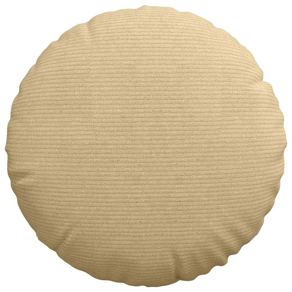 Sædepuder 2 pcs Grågrøn Ø 40 cm Velourstof