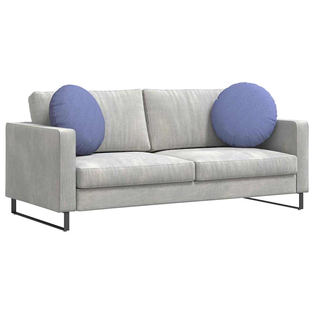 Sædepuder 2 pcs Jeans blå Ø50 x 19 cm Stof