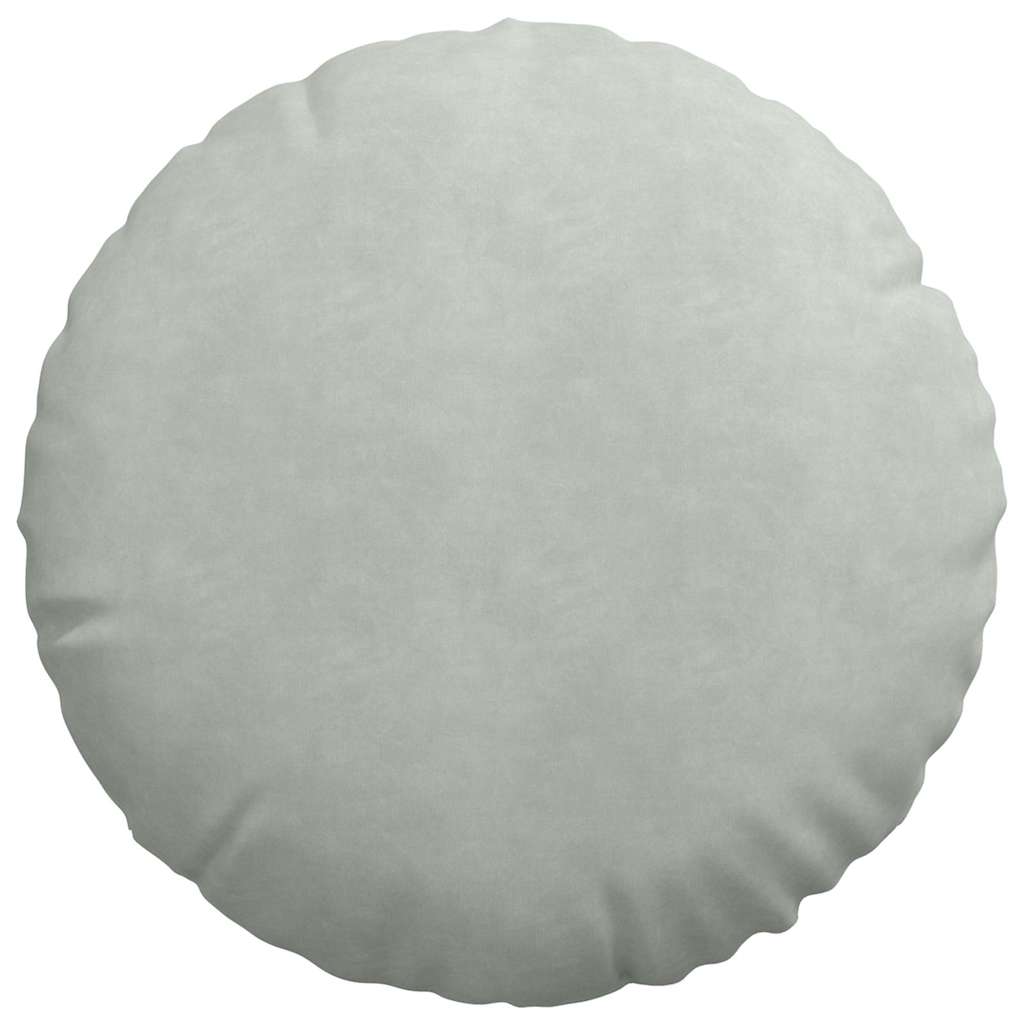 Sædepuder 2 pcs Lysegrå Ø50 x 19 cm Fløjl