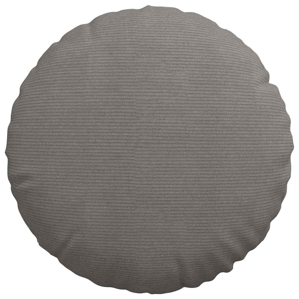 Sædepuder 2 pcs Lysegrå Ø50 x 19 cm Velourstof