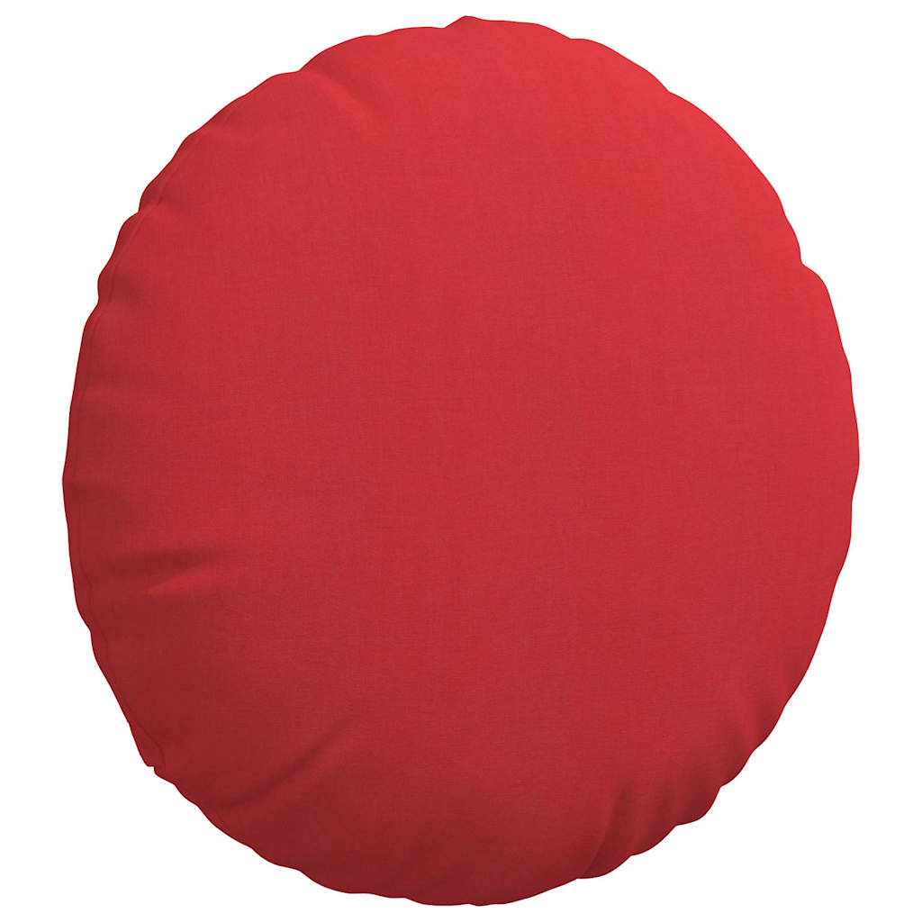 Sædepuder 2 pcs Rød Ø60 x 21 cm Stof