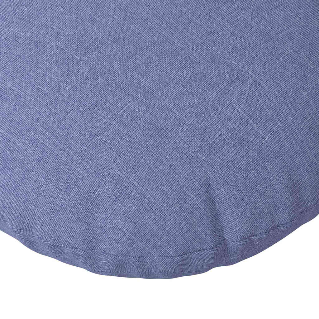 Sædepuder 2 pcs Jeans blå Ø60 x 21 cm Stof