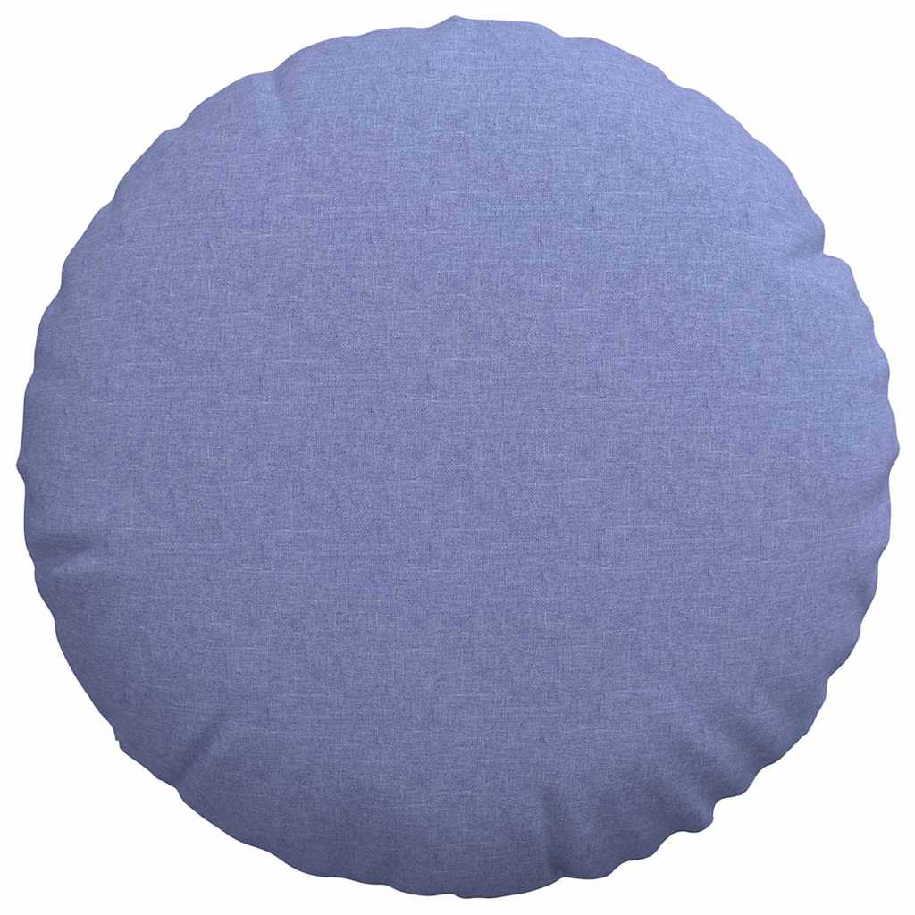 Sædepuder 2 pcs Jeans blå Ø60 x 21 cm Stof