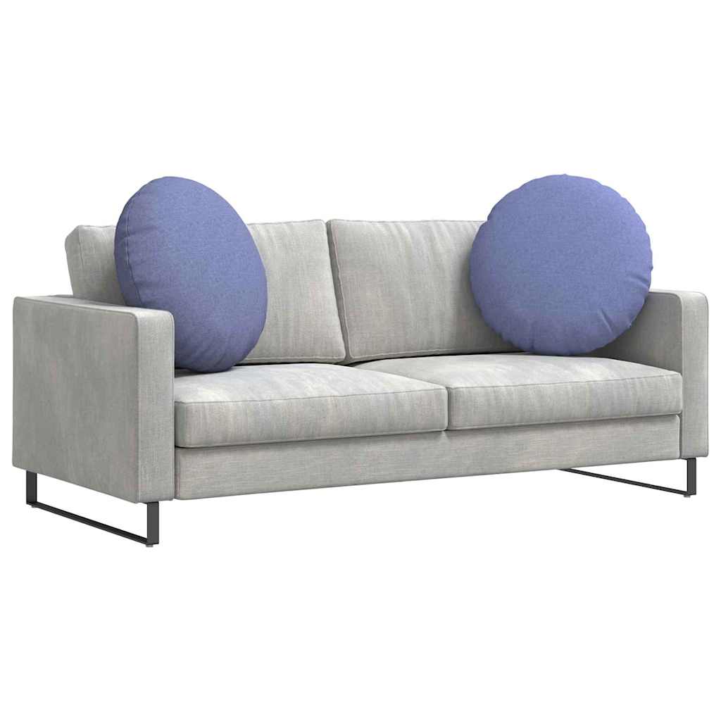 Sædepuder 2 pcs Jeans blå Ø60 x 21 cm Stof